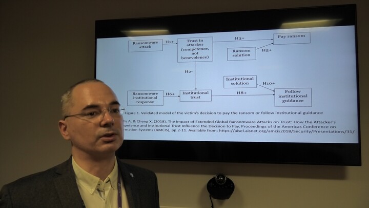 How do ransomware attacks impact trust and the decision to pay the ransom?