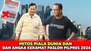 MENGEJUTKAN, MITOS PIALA DUNIA DAN KUTUKAN POLITIK JELANG PILPRES 2024. SIAPA YANG TERTIMPA SIAL?