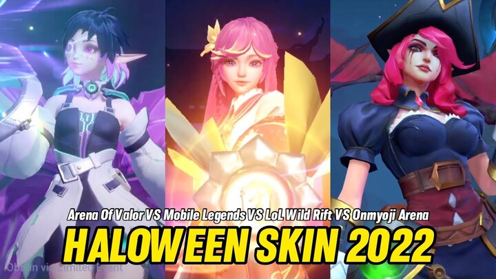 HALOWEEN SKIN 2022 MLBB LOL WR AOV ONMYOJI ARENA