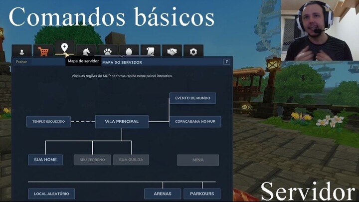 Hytale - Server MUP (巴西) - Comandos basicos (TUTORIAL)