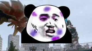 Touch typing! Ultraman Blazer closed his eyes