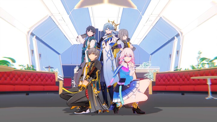 【崩坏：星穹铁道MMD/列车组＆星期日】 恭喜星期日上车！It's party time(*^▽^*)五小只的随心所欲Mercy~
