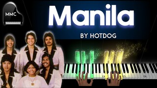 Manila by Hotdog piano cover + sheet music + lyrics