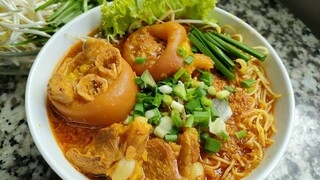 Hủ Tiếu Sate - Cách nấu HỦ TIẾU MÌ SA TẾ SƯỜN ngon