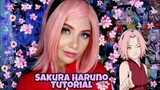 • Sakura Haruno Makeup Cosplay 春野さくらチュートリアル by: Viviane Campos