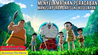 MENYELAMATKAN PERADABAN MANUSIA PURBA DARI SUKU KEGELAPAN | ALUR CERITA FILM DORAEMON THE MOVIE 2022