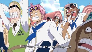 Funny reaction when they found out who Luffy's father was🤣