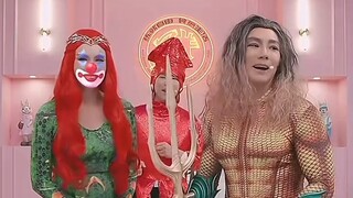 刘畊宏直播时cos海王被强制关播。本人一脸懵：哪里破洞了？此前还扮演过葫芦娃、哪吒…