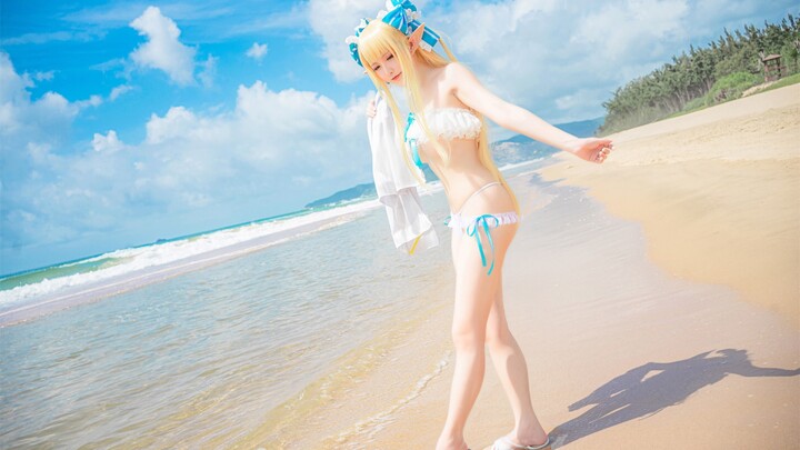 Summer cosplay swimsuit lady