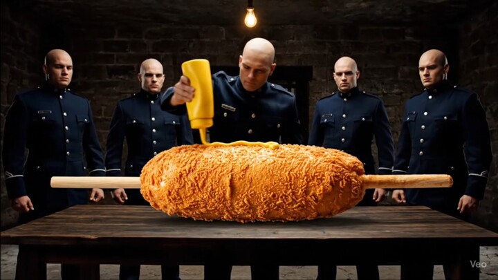 You are about to be executed. If you can finish eating this, you’ll be set free and receive $1 milli