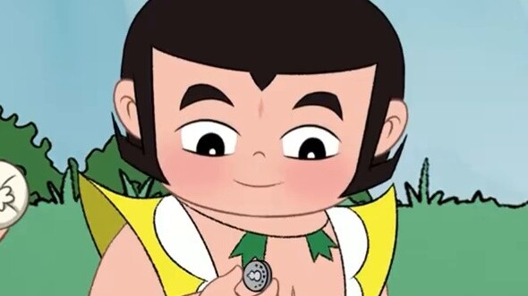 พี่น้องตระกูลคาลาบาช: "ตอนเด็กๆ: คิงคอง พี่น้องตระกูลคาลาบาช ตอนโตขึ้น: ผู้ใหญ่กรอบกรุบกรอบ"
