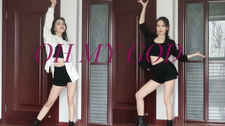 (G)I-DLE-Oh My God｜One-click change of outfit from black suit to white shirt♡Full song cover