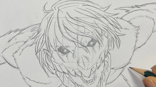 วิธีการวาด Falco Jaw Titan - Attack on Titan