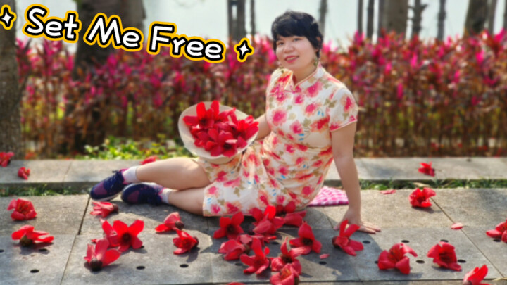 Set Me Free red kapok version Spring is all about seeing flowers, flowers, flowers