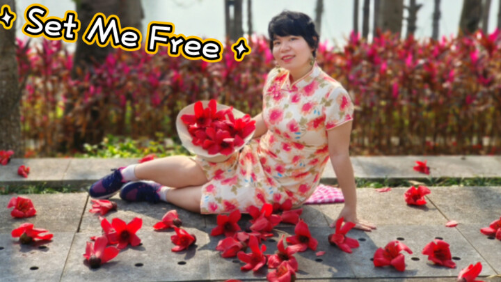 Set Me Free red kapok version Spring is all about seeing flowers, flowers, flowers
