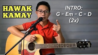 HAWAK KAMAY | VERY EASY CHORDS | BASIC GUITAR TUTORIAL FOR BEGINNERS