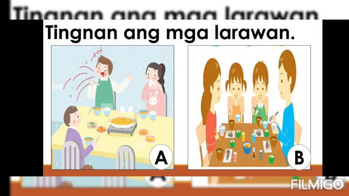 Health 1: Wastong Gawi sa Hapag-kainan