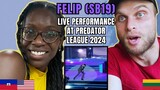 FELIP (SB19), Ylona Garcia - Live Performance at Predator League 2024 | FIRST TIME WATCHING