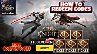 Seven Knights 2 Global Free Giftcode - How to Redeem Coupon Codes // Free Equipment Summon x5