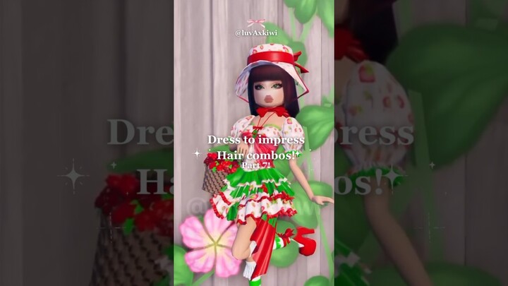 Dress to impress hair combos with new update Roblox part 7 roblox no vip