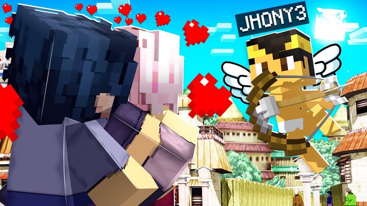 VIREI O CUPIDO DO SASUKE E DA SAKURA NO MINECRAFT