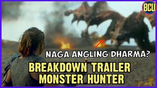 INI DIA MONSTER YANG BAKAL MUNCUL DI FILM MONSTER HUNTER !!! | MONSTER HUNTER TRAILER BREAKDOWN