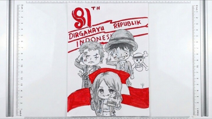 One Piece x Kemerdekaan Indonesia??? Happy 81st Indonesian Independence Day