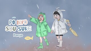 DRAWING PONYO & SOUSUKE || PONYO