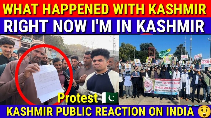 I'M IN KASHMIR | PROTEST AGAINST PAK GOVT | KASHMIRI PEOPLE REACTION—DAILY SWAG