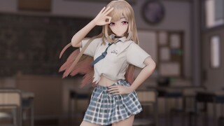 [MMD]Vtuber Bella's cheerful dance in the classroom