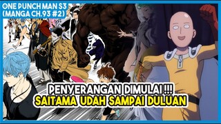 (Manga OPM 93 #2) | Penyerangan Ke Markas Asosiasi Monster Dimulai!!! Saitama UDAH SAMPAI Dulu!!