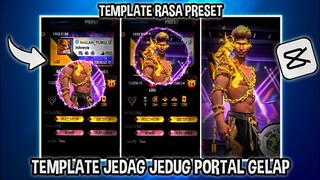 TEMPLATE CAPCUT JEDAG JEDUG GELAP EFEK LINGKARAN SABER
