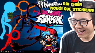 Sơn Đù Đấu Stickman Animation VS Friday Night Funkin' Mod