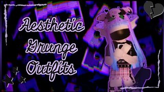 Aesthetic grunge outfit ideas//lookbook (Roblox Royale high) | zushi