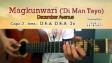 Magkunwari (Di Man Tayo) - December Avenue - Guitar Chords