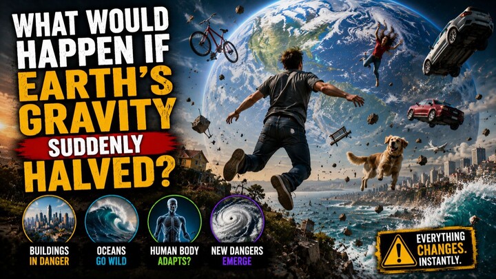 What Would Happen If Earth's Gravity Suddenly Halved?