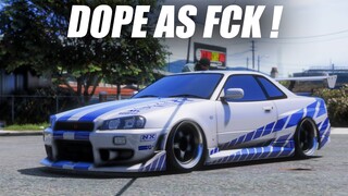 CEPER BANGET ! FINAL PROJECT SKYLINE R34 PAUL WALKER - GTA V ROLEPLAY