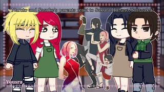 Naruto and Sasuke's parents react to Sakura Haruno🌸/Sasusaku 🍅/yousra