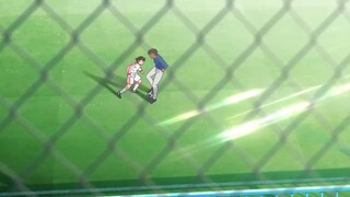 Captain Tsubasa - Tsubasa latihan pagi dengan Roberto Hongo