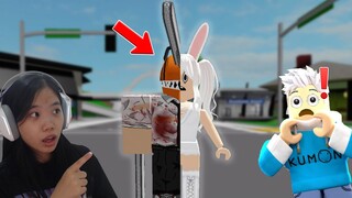 Aku & @AKUDAP Membuat Chainsaw Man Di Roblox!