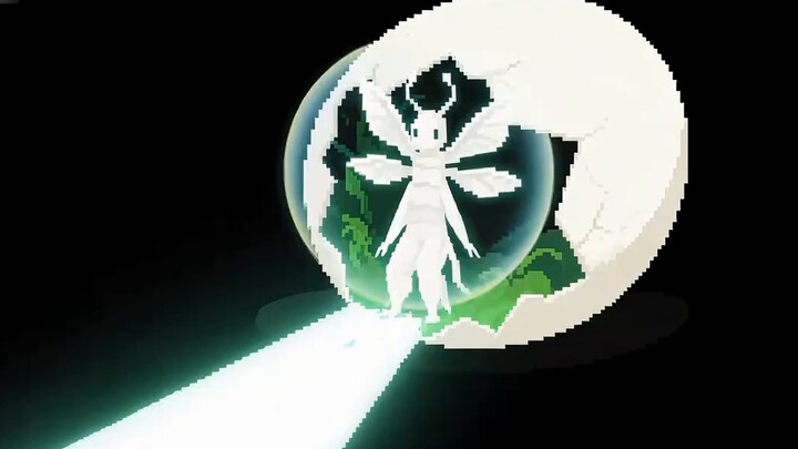 A mortal's journey to immortality pixel animation six-winged frost centipede Han Li's pet rebel