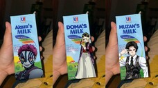 Anime Character Milk Box Kibutsuji Muzan