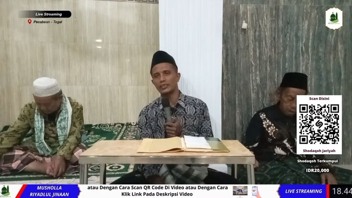[ LIVE ] Eps. #3 - Kajian Kitab THOHAROH _ Musholla Riyadlul Jinaan - Pecabean