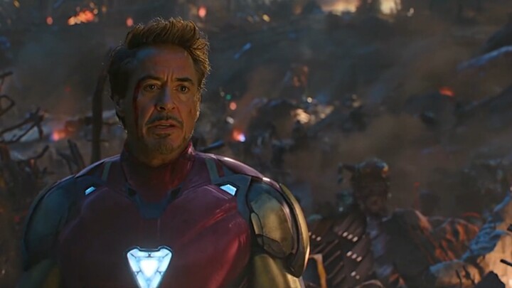 Iron Man was already prepared and even got himself a glove!