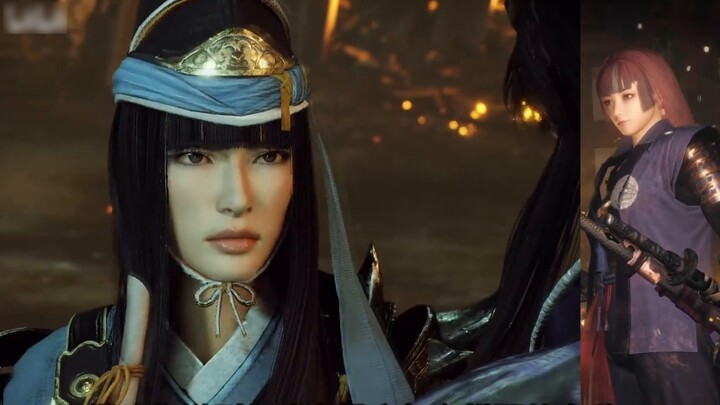A woman in a mere but handsome outrageous "Nioh 2" outfit build series XX chapter /> fifth issue