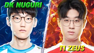 T1 ZEUS vs DK NUGURI | CUỘC ĐẠI CHIẾN CỦA NHỮNG SIÊU SAO ĐƯỜNG TRÊN (LMHT) 12.8