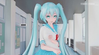 [MIKU-MMD|Bare Feet|Sailor Suit] Penjaga keamanan tidak ada di sini, kamu bisa mulai menari-The King