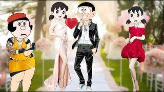 DORAEMON CHẾ HÀI HƯỚC #16🚥🆕🚥CÔ DÂU ĐẠI CHIẾN (TẬP cuối)👰PHIÊN BẢN NOBITA, SHIZUKA , JAIKO , JAIAN