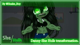 |Danny She Hulk transformation| By @Snake_Boy
