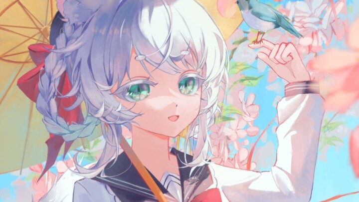 هنا تظهر المخطوطة: ثعلب صغير بفرو وردي، ولا أعرف لماذا يحمل هذا الرسم جوًّا غريبًا وغير مألوف بعض ال